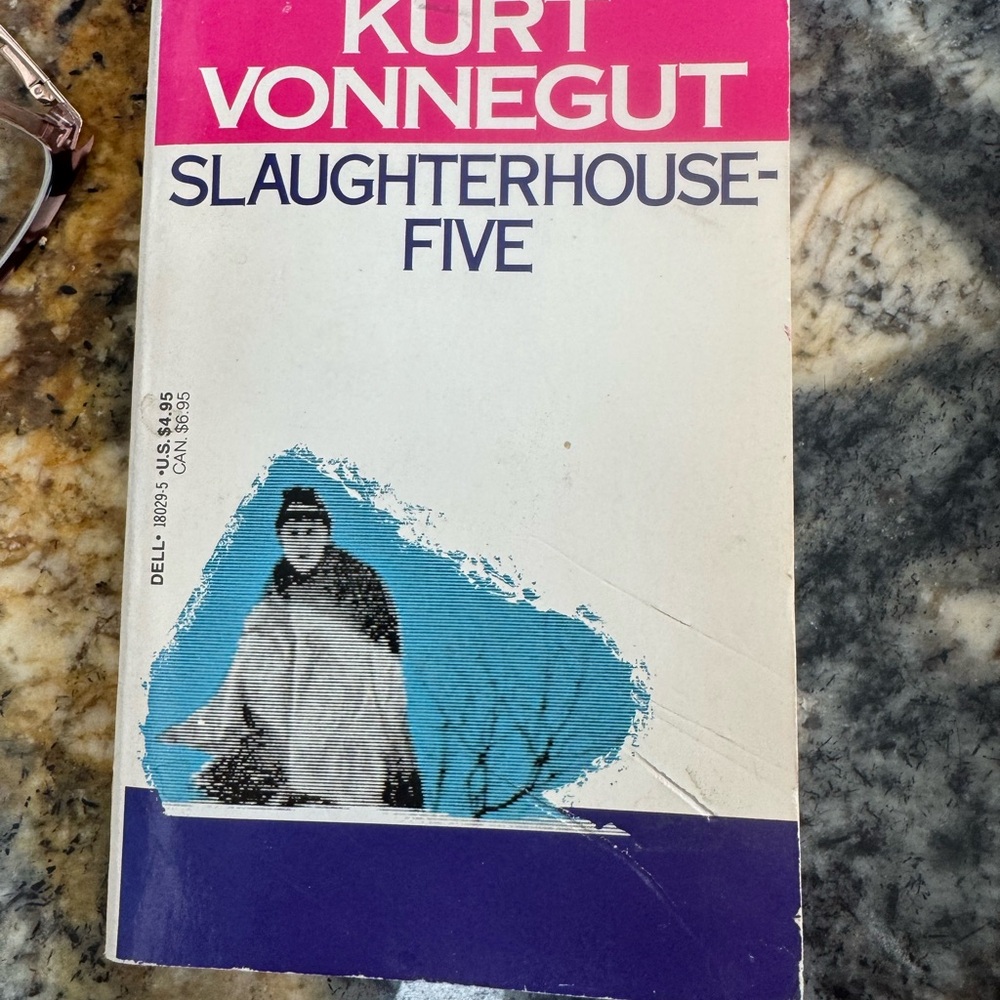 Kurt Vonnegut Slaughterhouse-Five Paperback — White, Pink, Blue, Purple